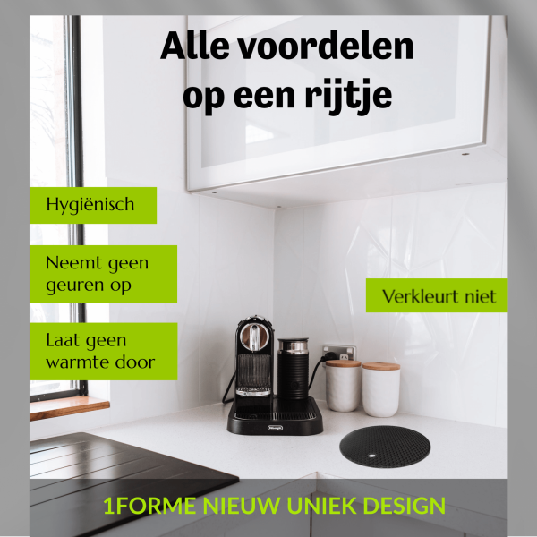 Silicone Onderlegger Onderzetter 4 stuks