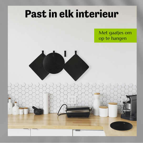 Silicone Onderlegger Onderzetter 4 stuks