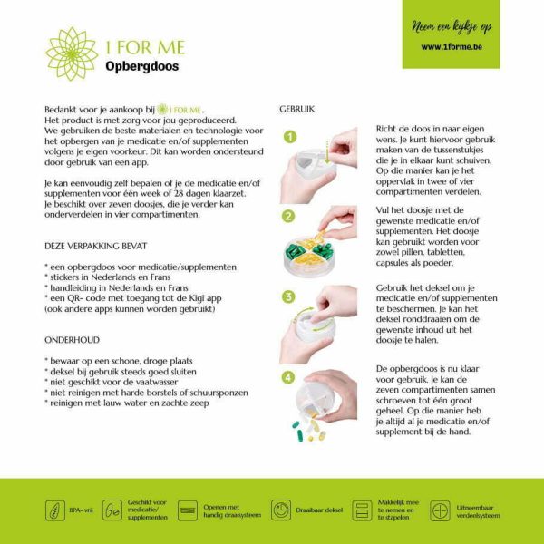 Medicatie Pillen Doos Handleiding Nederlands