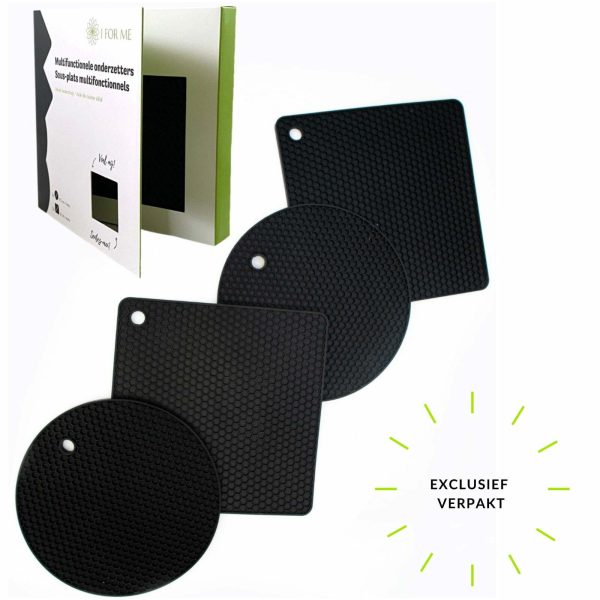 Silicone Onderlegger pannenonderzetter 4 stuks