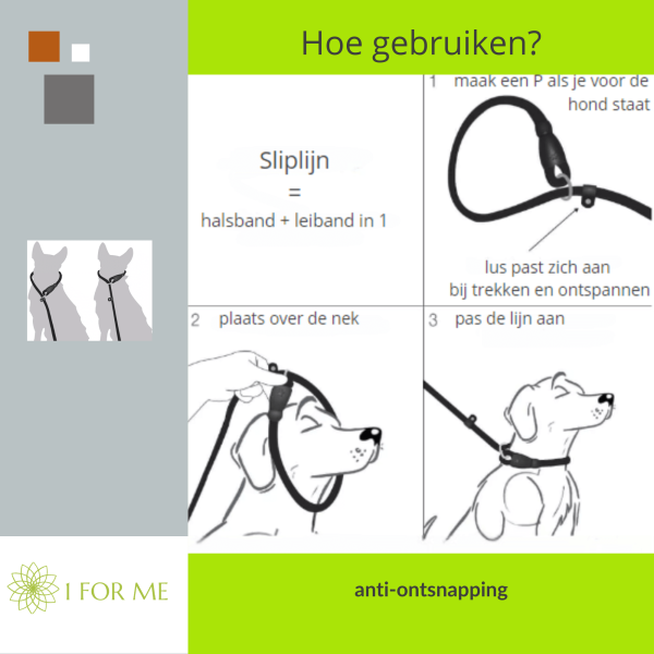 1FORME | Hondenriem | Sliplijn | Jachtlijn | Retriverlijn | Ergonomische reflecterende terugtreklijn voor hond